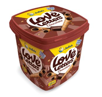 Julie's Love Letters Chocolate 6 Tub x 360g